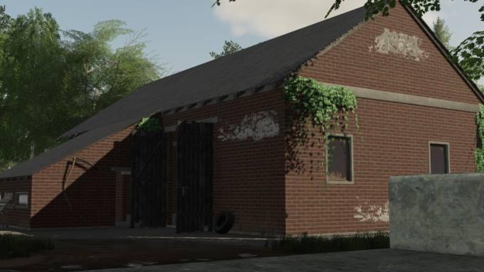 Сарай Polish Barn v1.0 для Farming Simulator 2019