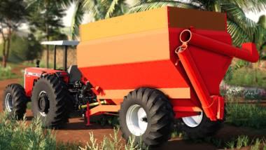 Прицеп перегрузчик LIZARD 180 v1.0 для Farming Simulator 2019