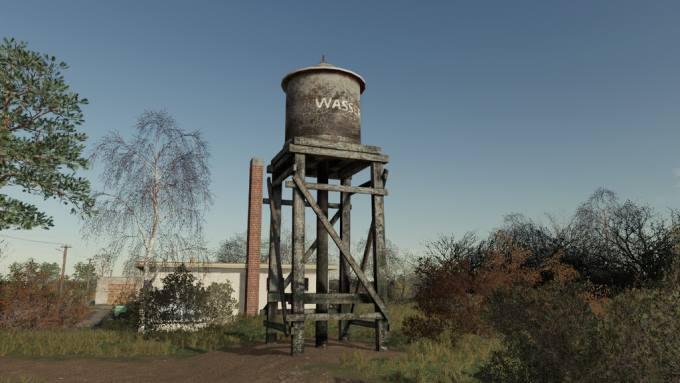 Водонапорная башня Water Tower v1.0 для Farming Simulator 2019