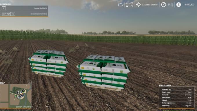 Семена Millennial Seed Pallets v1.0 для Farming Simulator 2019