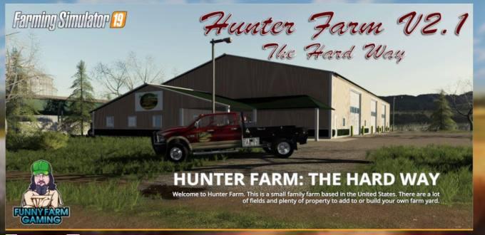 Карта HUNTER FARMS - THE HARD WAY V2.1.0.0 для Farming Simulator 2019