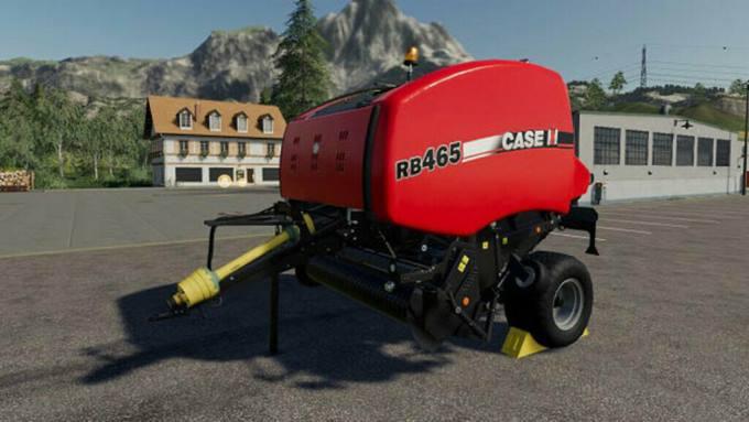 Тюкопресс Case IH RB465 v1.1 для Farming Simulator 2019