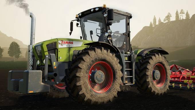 Трактор CLAAS Xerion 3000 series v1.0 для Farming Simulator 2019