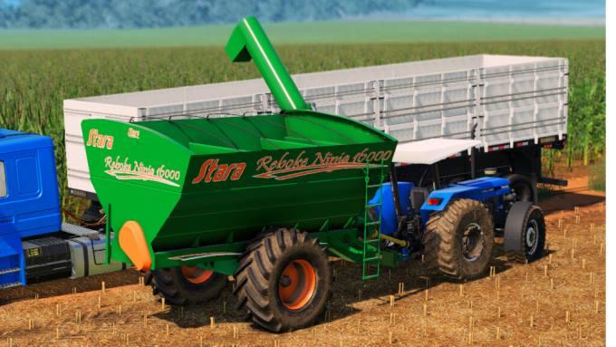 Прицеп перегрузчик Stara Reboke Ninja 16000 v1.0 для Farming Simulator 2019