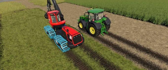 Скрипт Dirty Tire Tracks v1.1.0.0 для Farming Simulator 2019