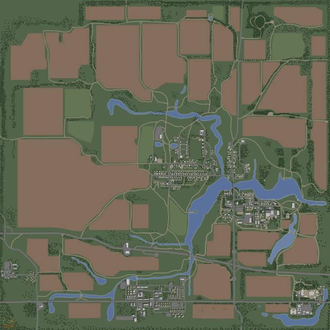 Карта «Село Бурлаки» v1.0.6.9 для Farming Simulator 2019