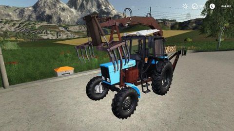 Мод «МТЗ 82 ПЭ 1Ф Вилочный» версия 1.0 для Farming Simulator 2019