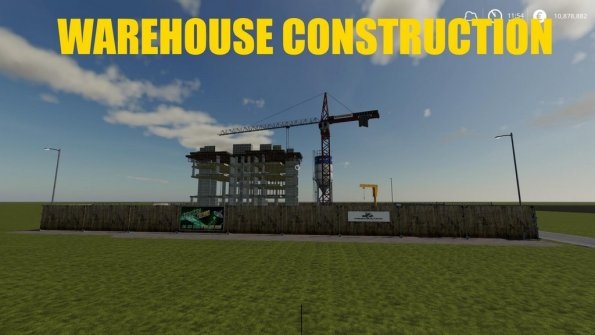 Мод «WareHouse Construction» v 1.0.0.0 для Farming Simulator 2019