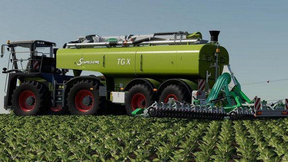 Мод «Samson SG, TGX» v 1.1.0.0 для Farming Simulator 2019