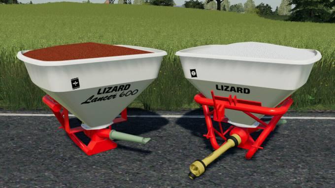 Пак распределителей Lizard Lancer 600 Pendulum v1.0.1.2 для Farming Simulator 2019
