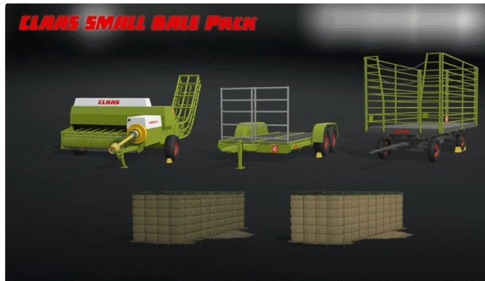 Пак для тюковки CLAAS SMALL BALE PACK V1.0.0.0 для Farming Simulator 2019