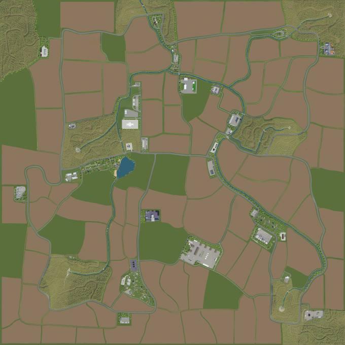 Карта MOUNTAINHILL2021 V1.0.0.0 для Farming Simulator 2019