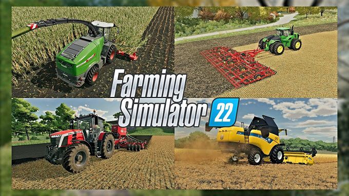 Farming Simulator 22 старт игры и первые машины