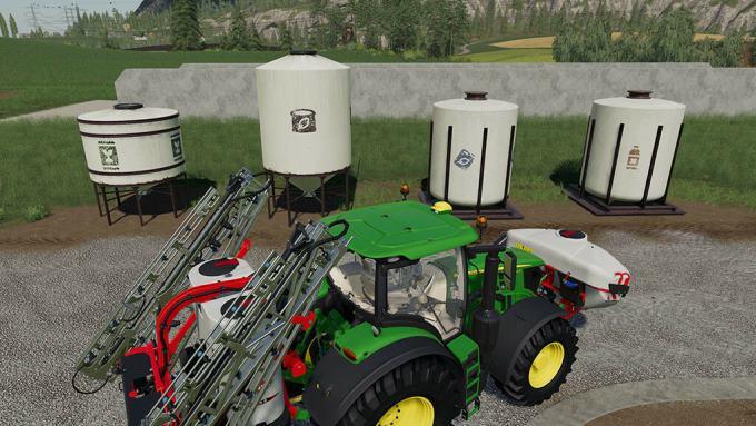 Резервуары Placeable Refill Tanks v1.0 FARMING SIMULATOR 22