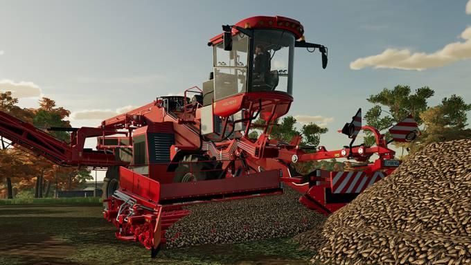 Погрузчик свеклы Holmer Terra Felis 3 Evo v1.0 ДЛЯ FARMING SIMULATOR 22