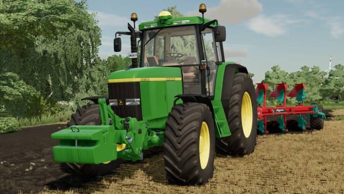 Трактор John Deere 6010 Series v1.0 для Farming Simulator 22