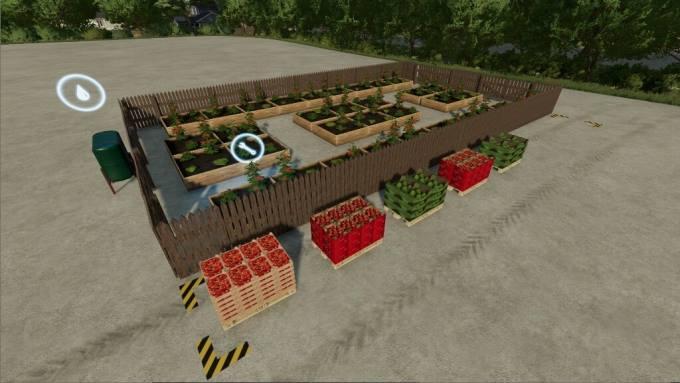 Мод Open Air Garden v1.0 для Farming Simulator 22