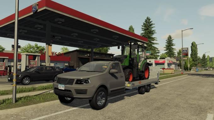Пикап Lizard Selfmade Tow Truck v1.0 для Farming Simulator 22