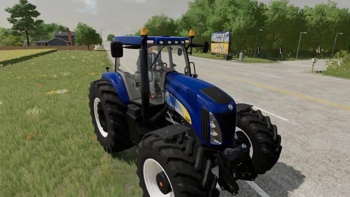 Трактор NEW HOLLAND TG 285 V1.0.0.0 ДЛЯ FARMING SIMULATOR 2022
