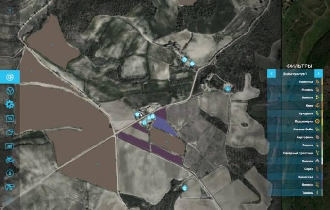 Карта «Тоскана » v2,7 для Farming Simulator 2022