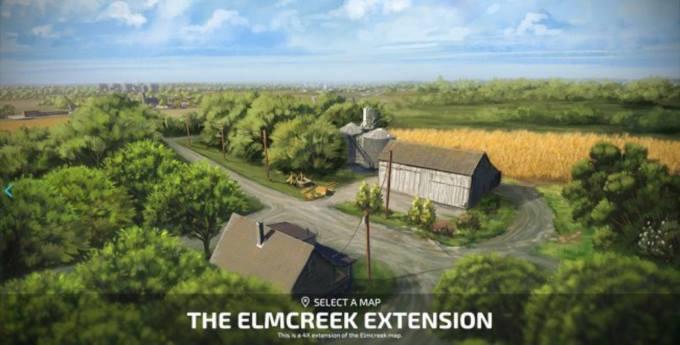 Карта THE ELMCREEK EXTENSION 4x V1.4.2.0 для Farming Simulator 22