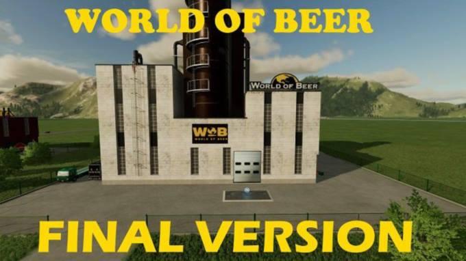 Производство пива WORLD OF BEER V1.0.0.1 для Farming Simulator 22