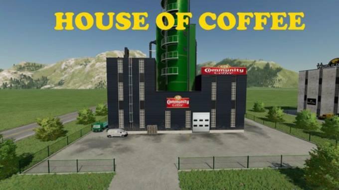 Производство кофе HOUSE OF COFFEE v1.0 для Farming Simulator 22