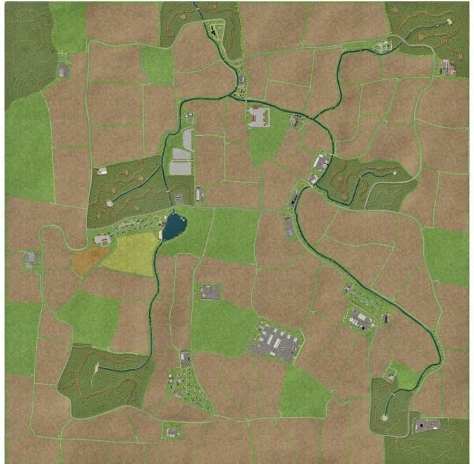 Карта MOUNTAIN HILL 2022 4-FACH V3.0.1.4 для Farming Simulator 22