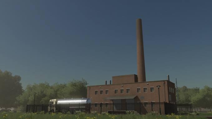 Мельница и молочная фабрика EU Factories v1.0 для Farming Simulator 22