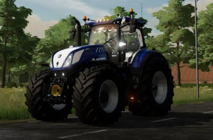 Трактор NEW HOLLAND T7 EDIT V1.0.0.0 для Farming Simulator 22