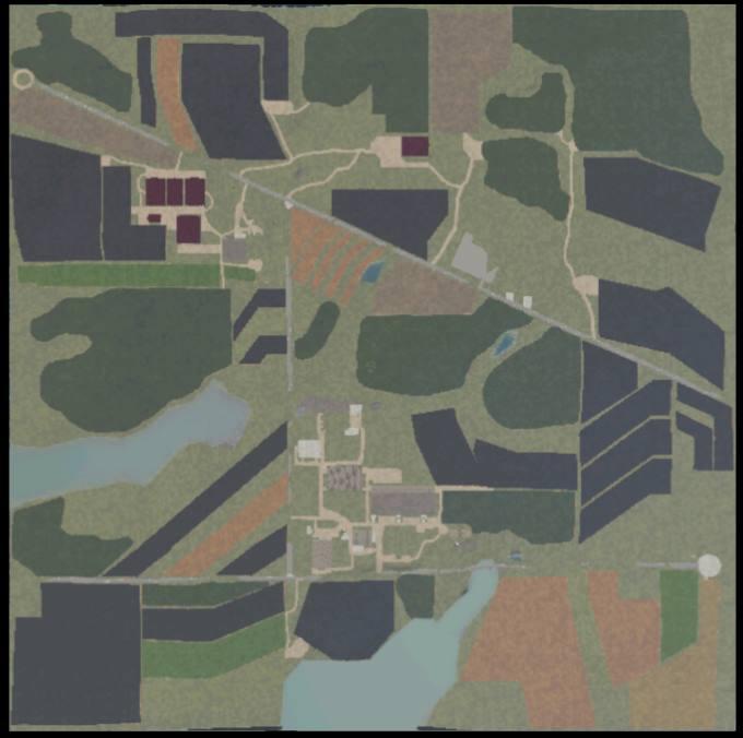 Карта MIDWEST HILLS V1.0.0.0 для Farming Simulator 22