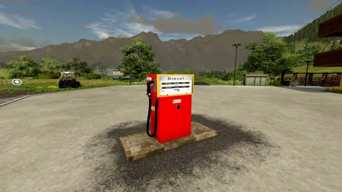 Автозаправочная колонка Gas Pump v1.0 для Farming Simulator 22