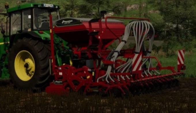 Сеялка KVERNELANDEDRILL WITH DIRECT SEEDING V1.0.0.0 для Farming Simulator 22