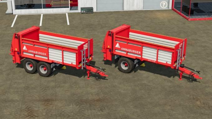 Разбрасыватели навоза Annaburger HTS 11D.04 Spreaders v1.0.1 ДЛЯ FARMING SIMULATOR 22