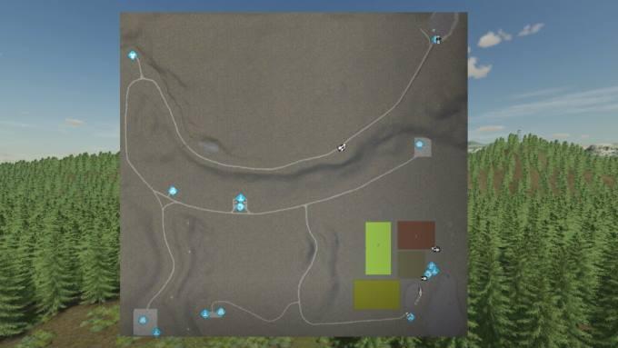 Карта Piney Run v1.0,0,1 ДЛЯ FARMING SIMULATOR 22