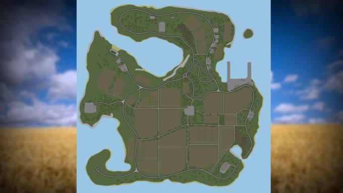 Карта FS09 Island v1.0 ДЛЯ FARMING SIMULATOR 22