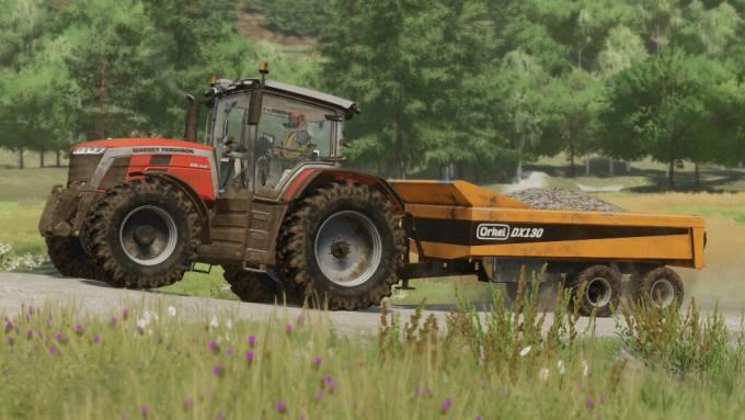 Прицеп Orkel DX 130 v1.0 для Farming Simulator 22