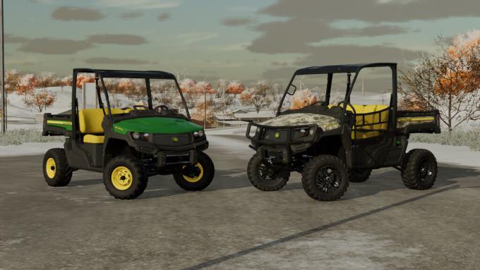 Пак John Deere XUV865E And Cargo Cart v1.0 для Farming Simulator 22