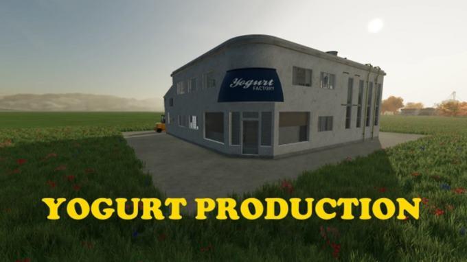 Производство йогуртов Yogurt Production v1.1 для Farming Simulator 22