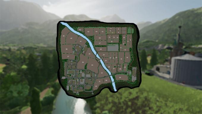 Карта European Countryside v1.0 для Farming Simulator 22