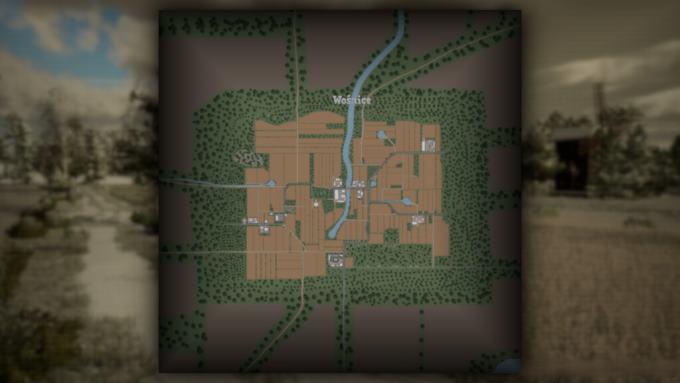 Карта Wosnice v1.0 для Farming Simulator 22