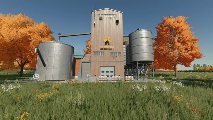 Grain Mill Plus v1.0.0.1 для Farming Simulator 22