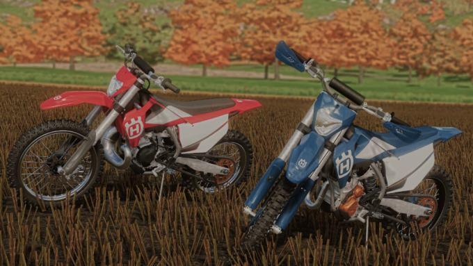 Мотоциклы HUSQVARNA Enduro Pack v1.0 ДЛЯ FARMING SIMULATOR 22