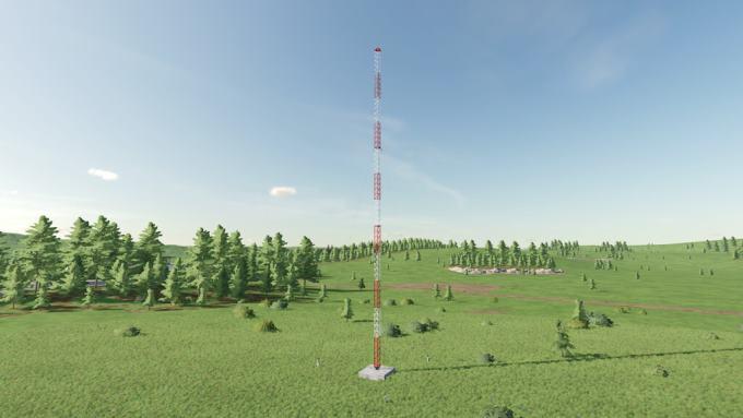 Радиовышка RadioTower v1.0 для Farming Simulator 22