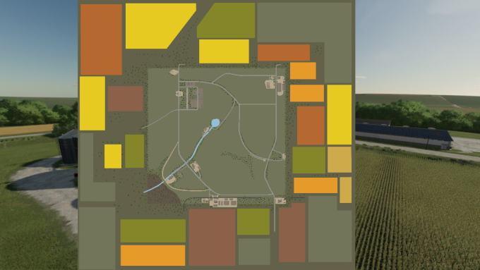Карта Iowa Plains View v1.0 для Farming Simulator 22