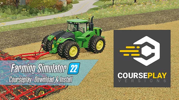 Мод CoursePlay v7.5.0.1 для Farming Simulator 2022 (v1.14.x)