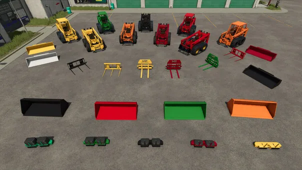 Пак  погрузчиков "Skid Steer Loader 711" v1.0.0.0